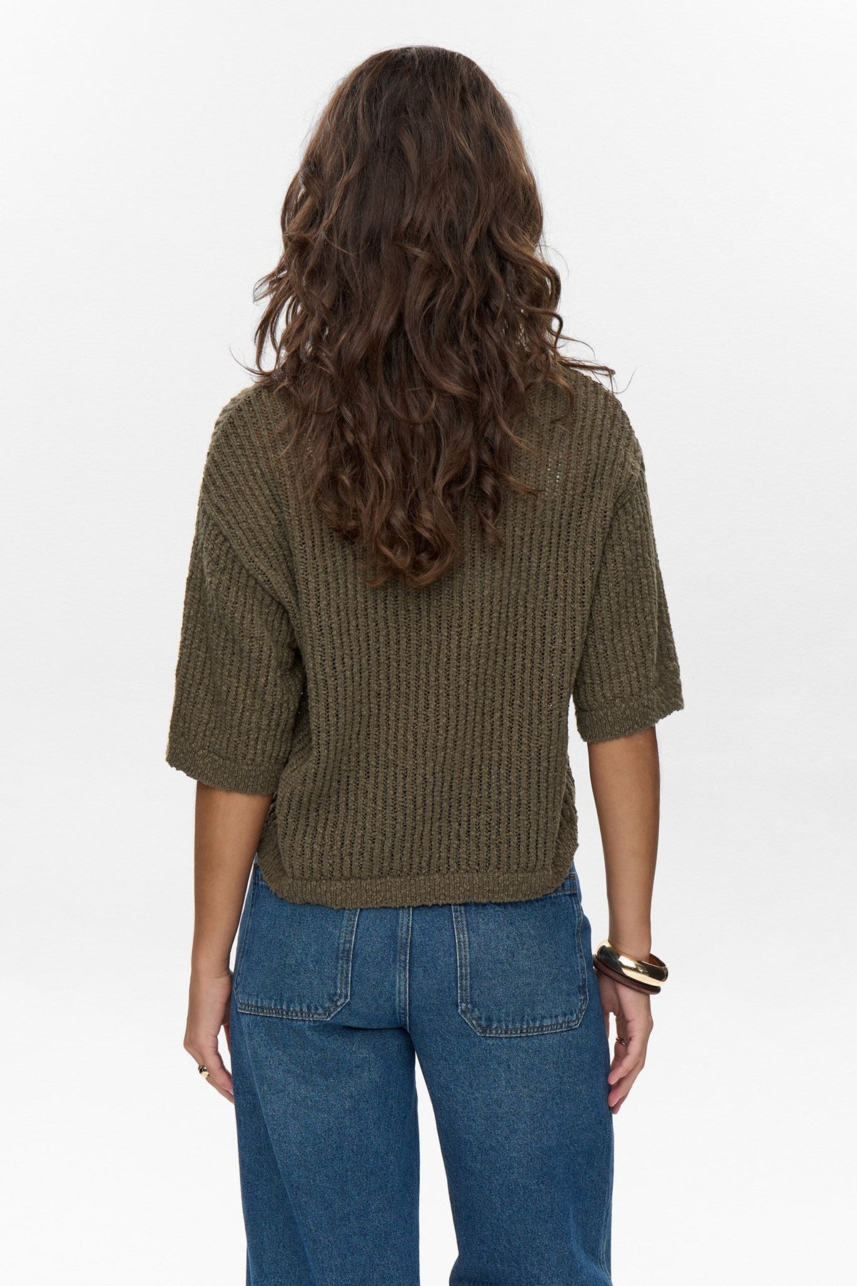NUMIRANDI SS PULLOVER - Grape leaf