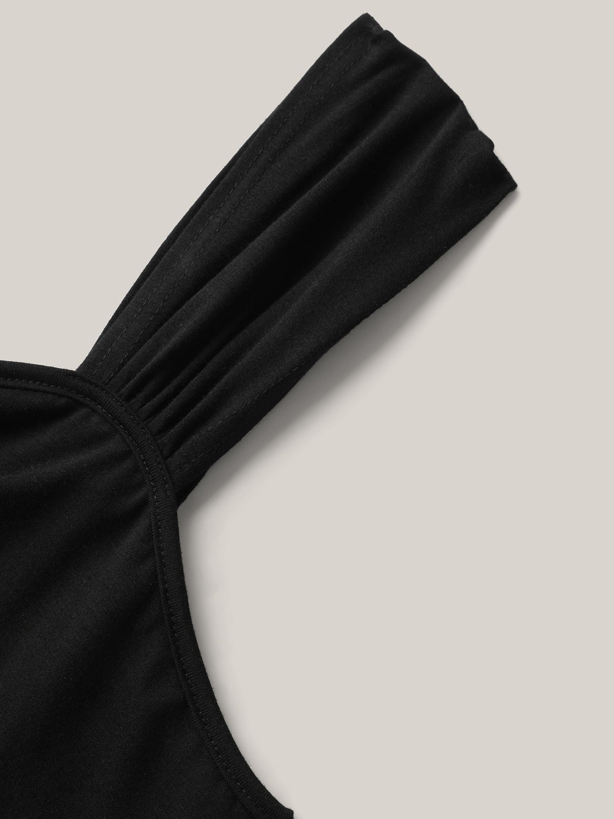 Crosswrap Bodice Pockets Midi Dress