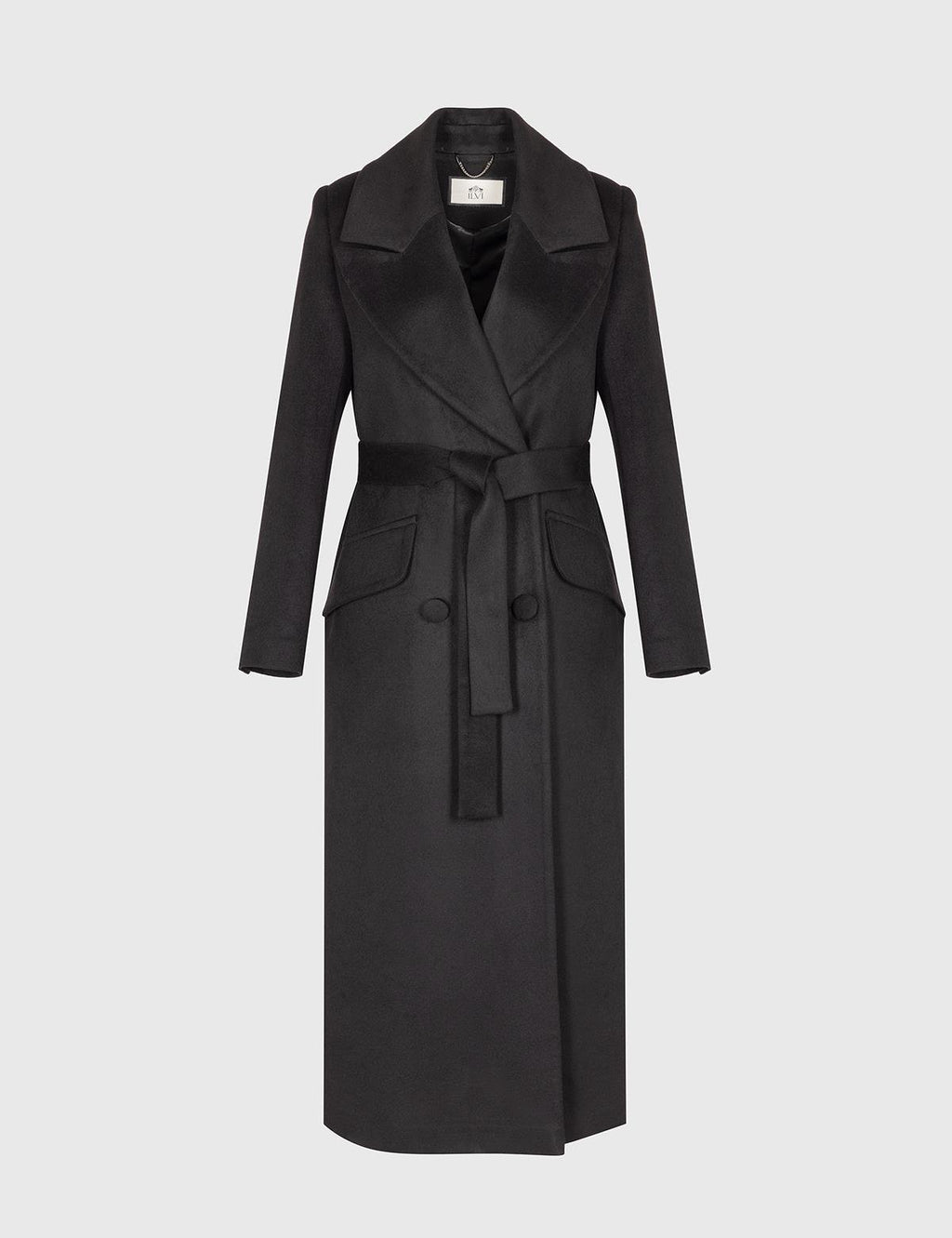 Gaia Black Women's Cashmere Coat